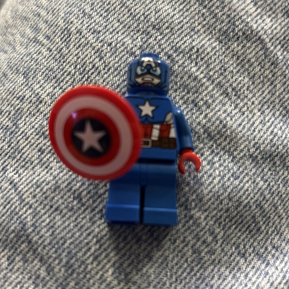 LEGO Marvel Super Heroes Minifigure Captain America 6865 Avengers
